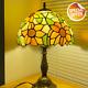 Tiffany Table Lamp Sunflower Stained Glass Style Reading Desk Lamp Light New