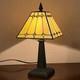 Tiffany Table Lamps Small Handmade Stained Glass Accent Table Light Mission Styl