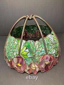 Tiffany lamp reproduction shade and base