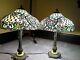 Tiffany Lamps Stained Glass Marbel Base