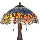 Tiffany Red Dragonfly 25 In. Bronze Table Lamp Glass Stained Light Style Shade