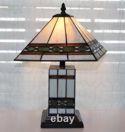 Tiffany stained glass style lamp