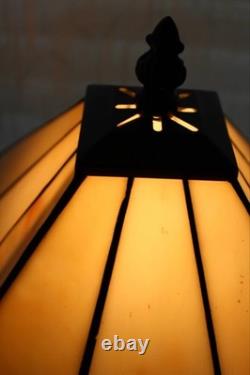 Tiffany stained glass style lamp