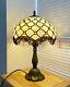 Tiffany Style Stained Glass Bedside Desk Lamp Vintage Shade Table Lamp 18 Tall