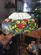 Tiffany Style Stained Glass Floor Lamp Vintage