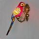 Tiffany Wall Lamps Sconce Stained Glass Shape Bird Design Home Decor Vintage