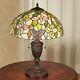 Valerie Stained Glass Table Lamp Multi Pastel Tiffany Style