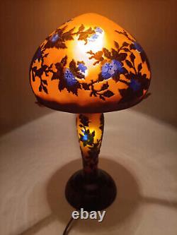 Very beautiful. Emile Galle lamp