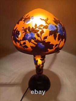 Very beautiful. Emile Galle lamp