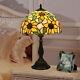 Victorian Stained Glass Shade Desk Light Handcrafted Table Lamp For Home Office