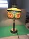 Vintage 75th Anniversary Texaco Stained Glass Tiffany Style Lamp Read
