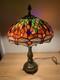 Vintage Dale Tiffany Dragonfly Shade Table Lamp Tested & Working 23hx14w