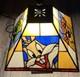 Vintage Looney Tunes Stained Glass Lamp Bugs, Taz, Tweety & Marvin Warner Bros
