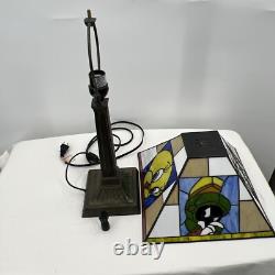 Vintage Looney Tunes Stained Glass Lamp Bugs, Taz, Tweety & Marvin Warner Bros