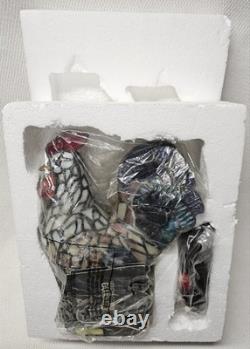 Vintage NOS Stained Glass Tiffany Style Rooster Table Lamp Night Light JC Penny
