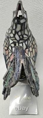 Vintage NOS Stained Glass Tiffany Style Rooster Table Lamp Night Light JC Penny