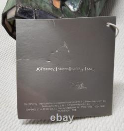 Vintage NOS Stained Glass Tiffany Style Rooster Table Lamp Night Light JC Penny