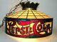 Vintage Pepsicola Tiffany Stained Glass Style 18 Plastic Hanging Lamp Light