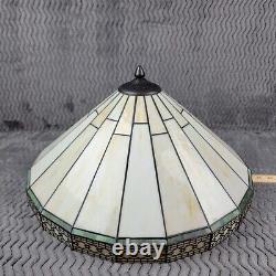 Vintage Spectrum Tiffany Style Stained Glass Lamp Shade
