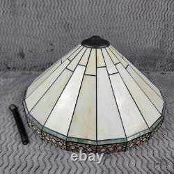 Vintage Spectrum Tiffany Style Stained Glass Lamp Shade