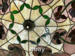 Vintage Stained Glass Tiffany Style Lamp Shade