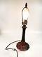 Vintage Stained Glass Tree Trunk Tiffany Style Antique Finish Table Lamp Body