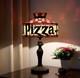 Vintage Style Pizza Hut Stained Glass Lamp Retro Restaurant Accent Light Lamp