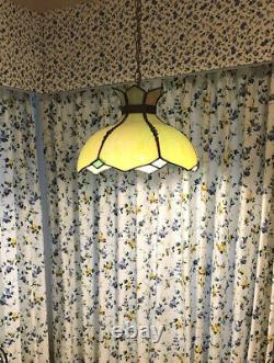 Vintage Tiffany Style Lamp Hanging Ceiling Chandelier Ceiling Light Fixture