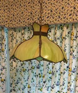 Vintage Tiffany Style Lamp Hanging Ceiling Chandelier Ceiling Light Fixture