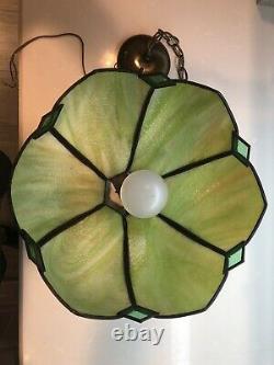 Vintage Tiffany Style Lamp Hanging Ceiling Chandelier Ceiling Light Fixture