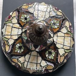 Vintage Tiffany Style Stained Glass Hanging Lamp Ceiling Chandelier