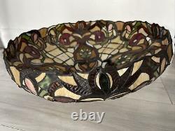 Vintage Tiffany Style Stained Glass Hanging Lamp Ceiling Chandelier