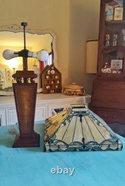 Vintage Tiffany Style Table Lamp 29 Stained Glass Tania Bricel Color Creations
