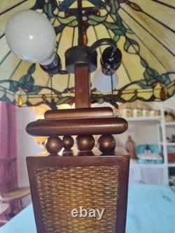 Vintage Tiffany Style Table Lamp 29 Stained Glass Tania Bricel Color Creations