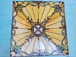 Vintage Tiffany Style Table Lamp 29 Stained Glass Tania Bricel Color Creations