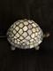 Vintage Tiffany Style Turtle Tortoise Stained Glass Table Night Light Lamp