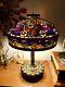 Vintage Us Tiffany Studios Peacock Leaded Lamp Stained Glass Lamp Reproduction