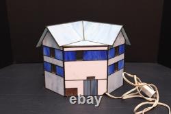 Vitreville Forma Vitrum Stained Glass Lamp Light Thompson's Drug Store Ltd Ed
