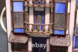 Vitreville Forma Vitrum Stained Glass Lamp Light Thompson's Drug Store Ltd Ed