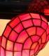 Vtg Tiffany Style Snail Accent Table Lamp Stained Glass Mosaic Bronze Tone Light