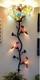 Wall Lamp Tiffany Style Stained Glass Wall Sconce Light Birds Vine Flowers Long