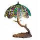Warehouse Of Tiffany Style Stained Glass Tree Accent Lamp Livingroom 25 H X 18 W