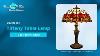 Werfactory Stained Glass Bedside Lamp Tulip Flower Style