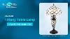 Werfactory Tiffany Table Lamp Stained Glass Crystal Pear Bead For Living Room S00512td W12h22 Inch