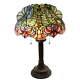 Zohndra 2-light Abstract Stained Glass 16.5-inch Table Lamp